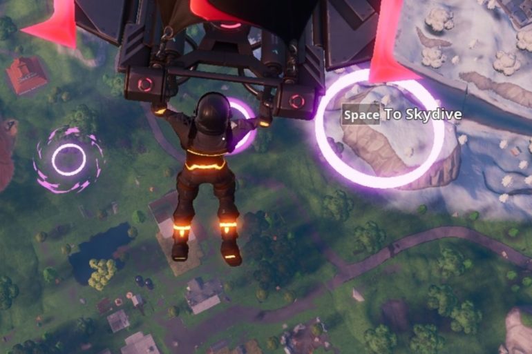 Fortnite skydive 2