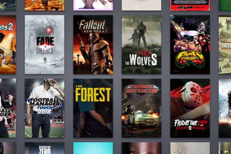 New Steam library