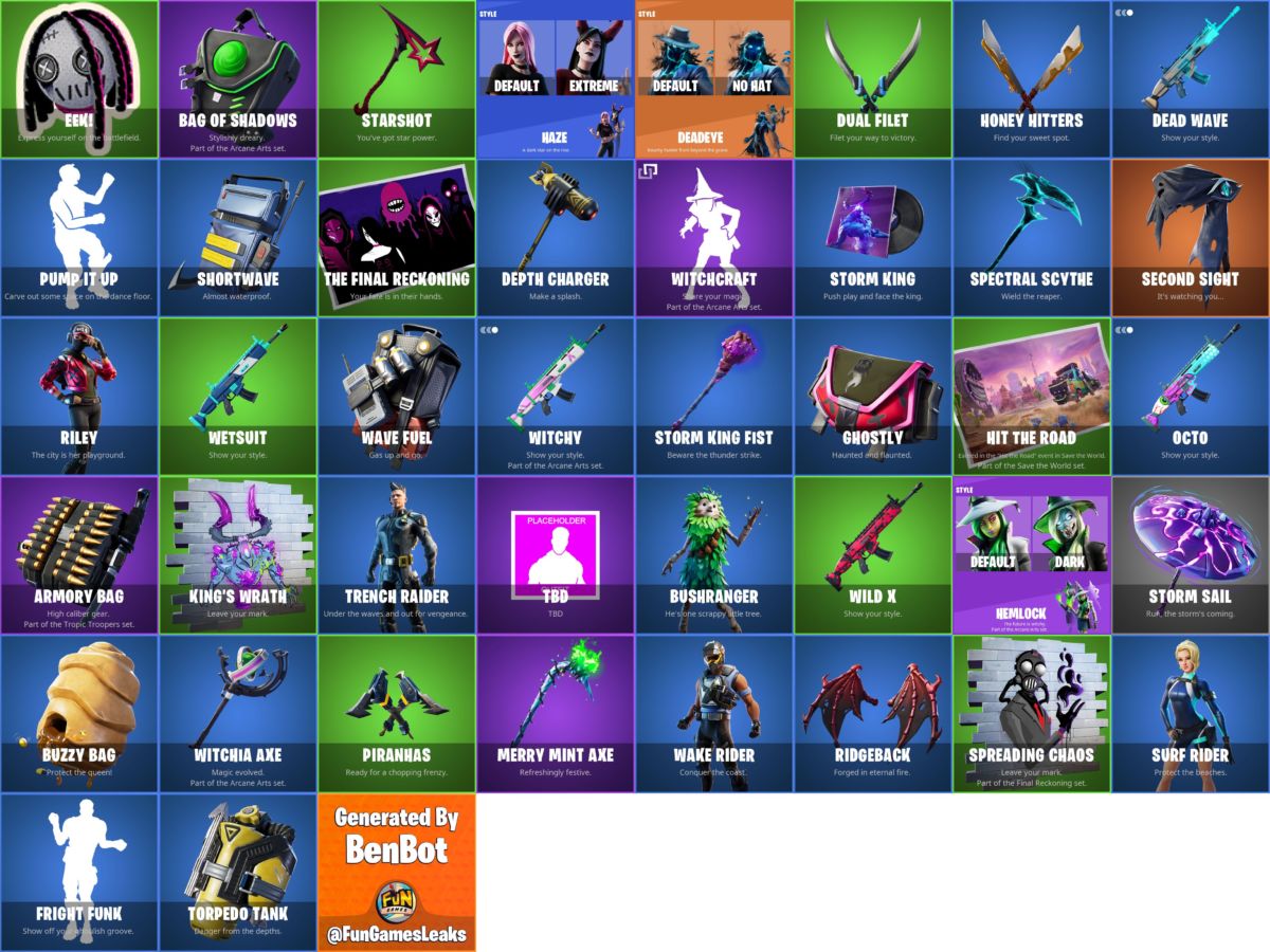 Fortnitemares skins