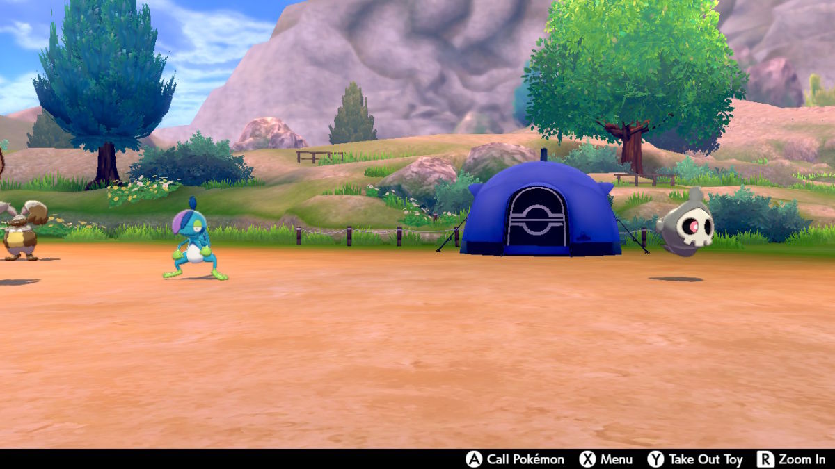 Pokemon camping