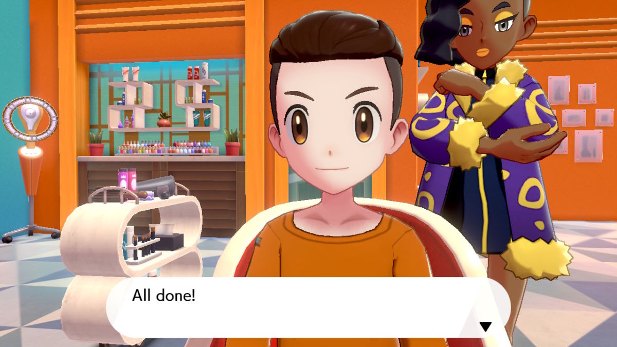 2. Pokémon Sword and Shield: How to Change Your Hair Color ... - wide 5