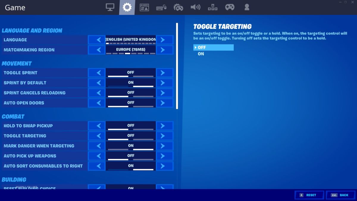 Настройки геймпада для fortnite ps4