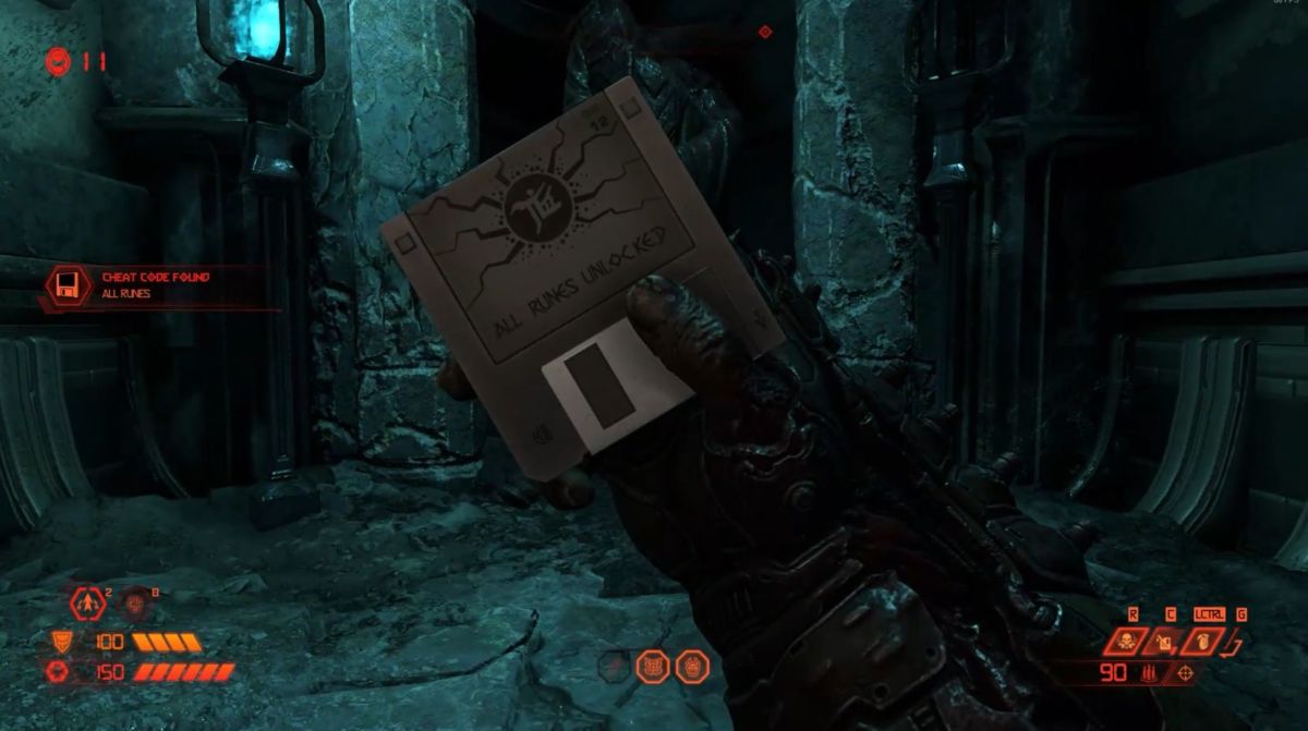 Doom Eternal All Cheat Code Floppy Disk Locations Cultured Vultures