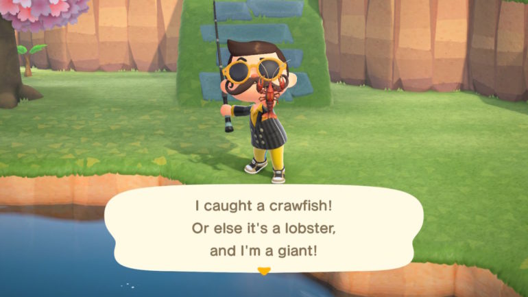 Animal Crossing Crawfish