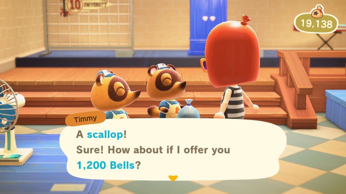 animal crossing scallop