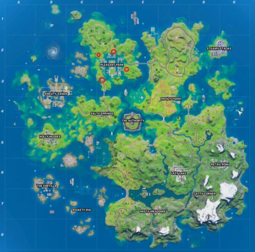 Fortnite: Collect Floating Rings At Pleasant Park Guide (UPDATED)