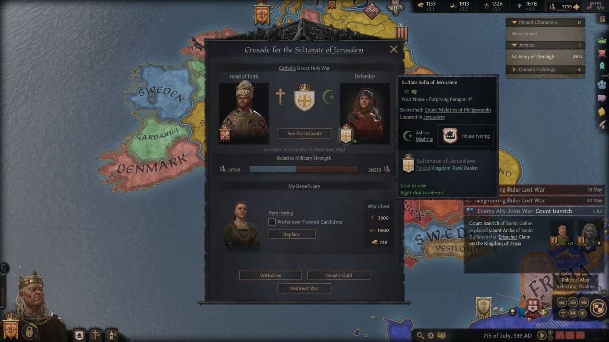 I continued my new Daura Roman Empire game in EU4