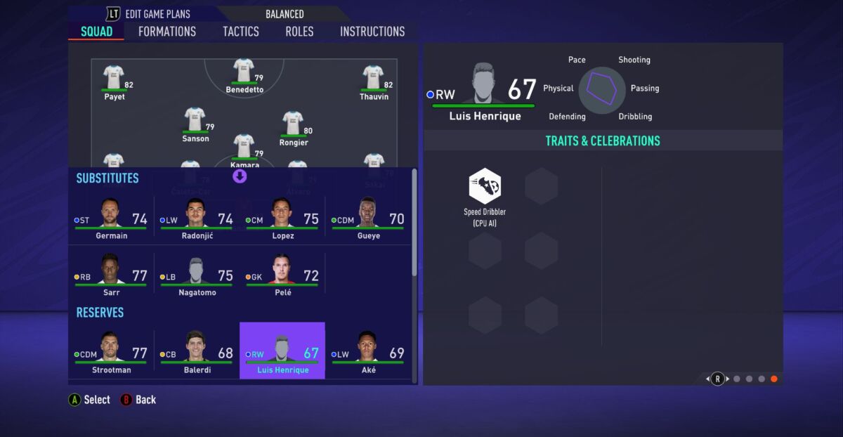 FIFA 21 Player Traits Guide