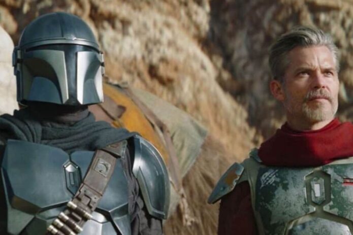 the mandalorian pedro pascal timothy olyphant