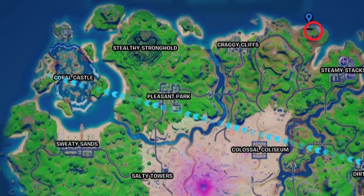 Where to find the Dragon's Breath Sniper Rifle in Fortnite Chapter 2 Season  8