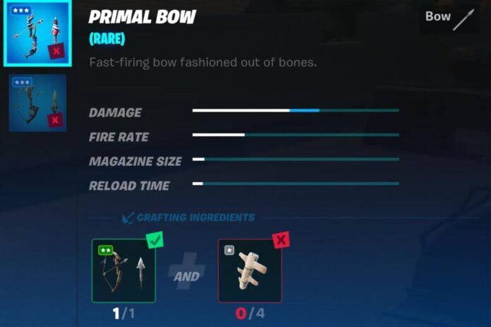 Primal Bow Fortnite