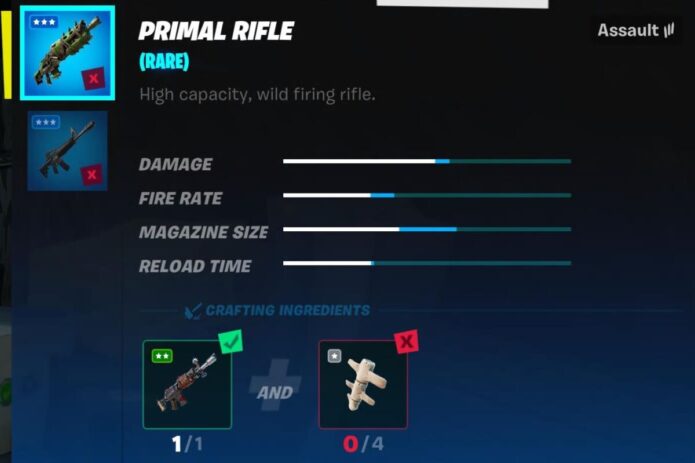 Primal Rifle Craft