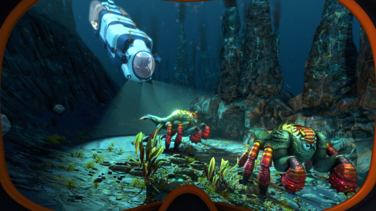 In-game Look at the Sea Emperor from Dev Trello : r/subnautica