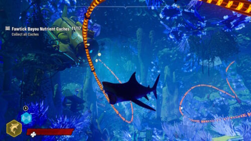 Swim as the shark in 'Maneater