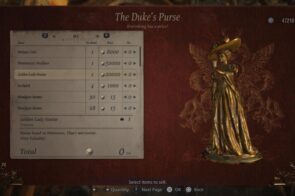 Golden Lady Statue