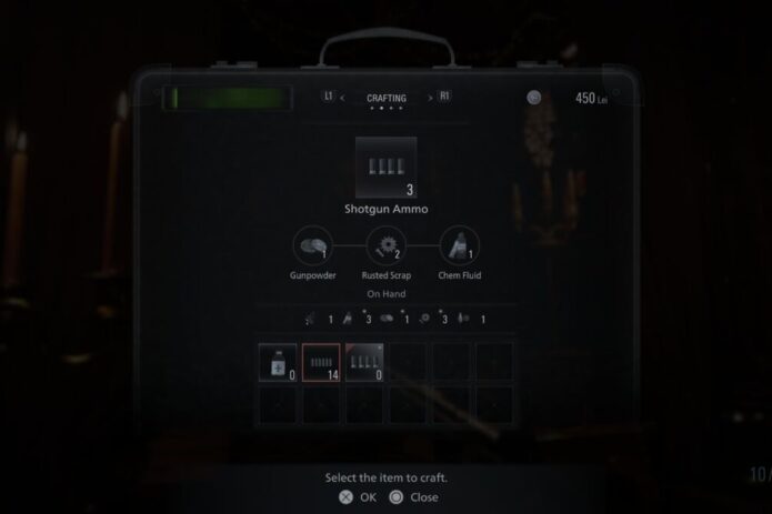 Resident Evil Village shotgun ammo