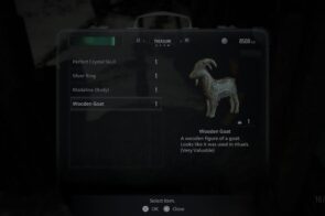 Resident Evil Village Wooden Goat