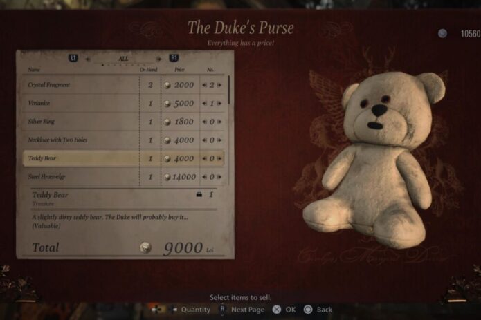Resident Evil Village Teddy Bear