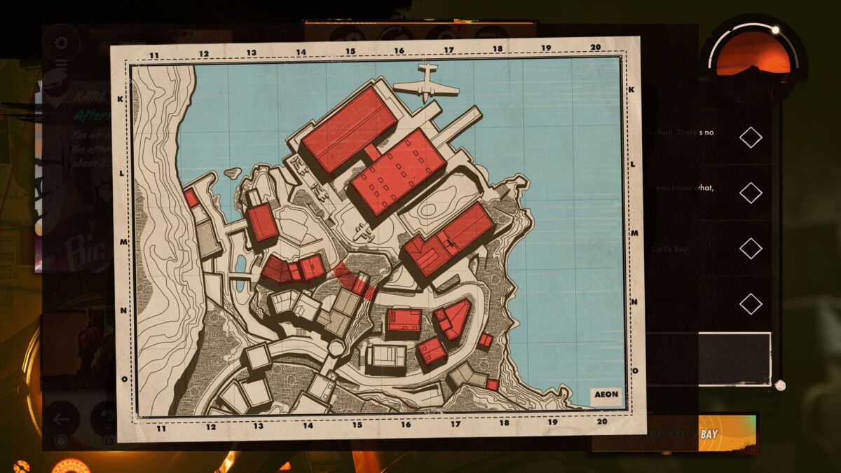 Deathloop Karl's Bay Map