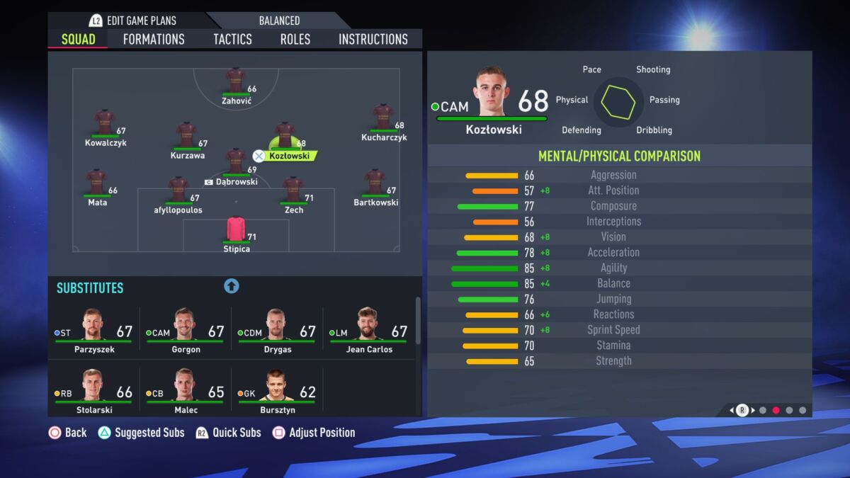 Kacper Kozłowski FIFA 22