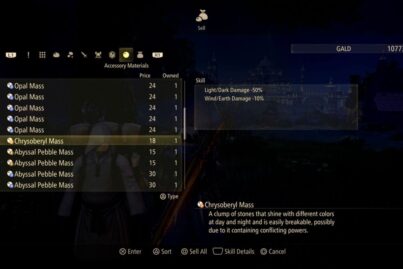 Tales of Arise Chrysoberyl Mass