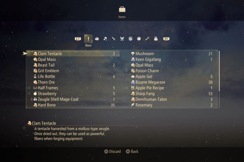 Tales of Arise Clam Tentacle