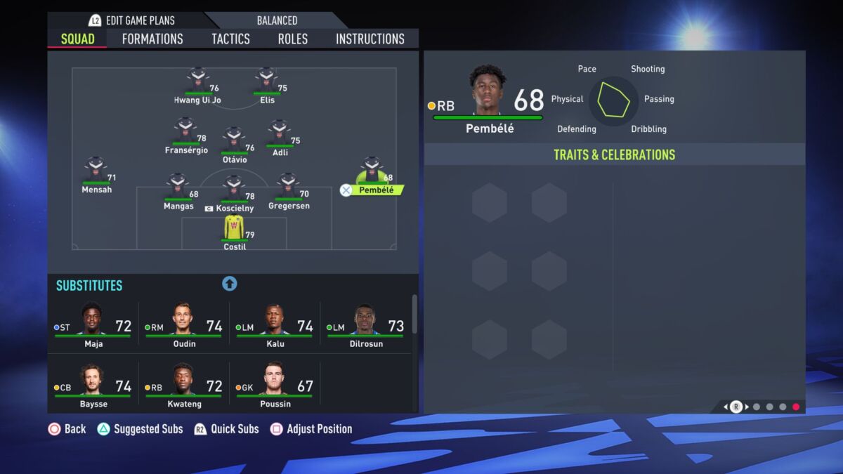 Timothée Pembélé Fifa 22