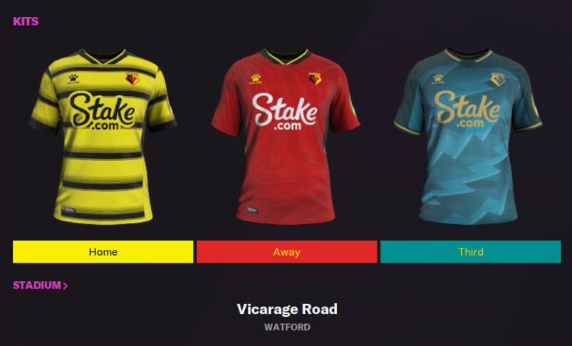 Football Manager 2022 Real Kits