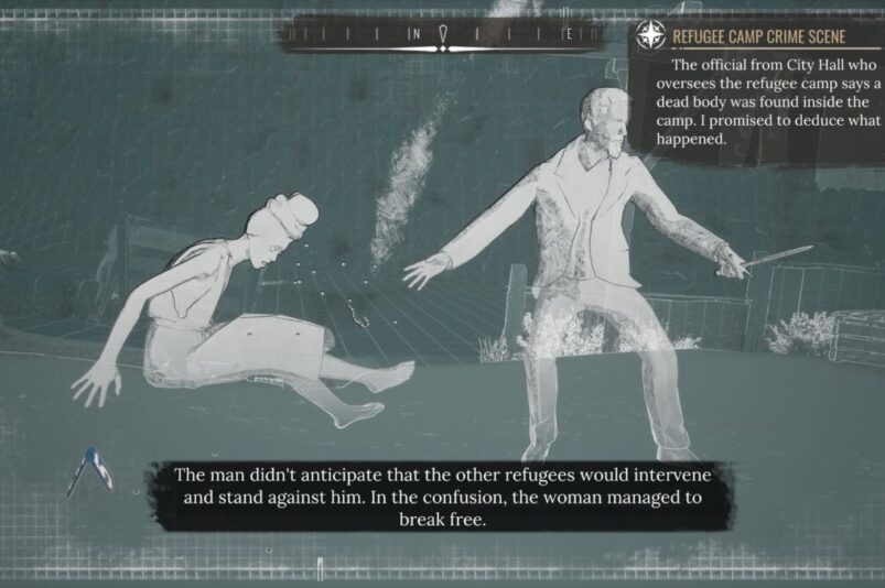 A Muse From Abroad - Refugee Camp Crime Scene Imagination Node 3
