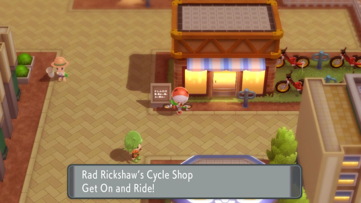 Pokémon Brilliant Diamond and Shining Pearl Bike