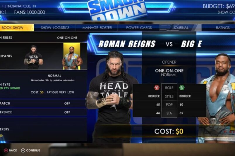 WWE 2K22 MyGM