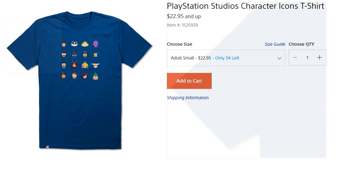 PlayStation Studios Character Icons T-Shirt