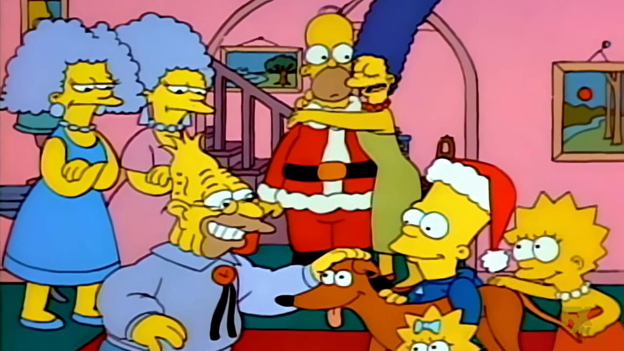 the simpsons simpsons roasting on an open fire