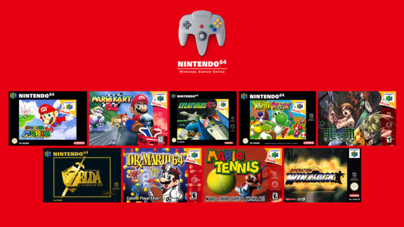 switch n64 games coming soon