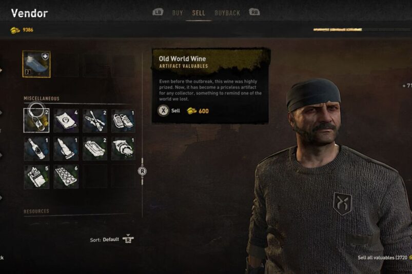 Dying Light 2 Old World Wine