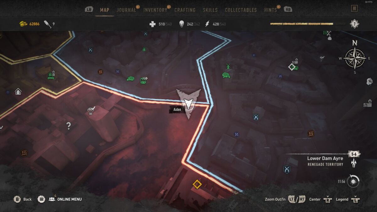 Lower Dam Ayre Inhibitor Location #6