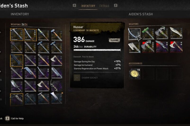 Dying Light 2 Inventory