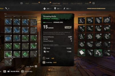 Dying Light 2 Throwing Knives