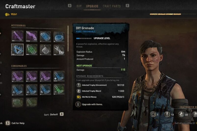 Dying Light 2 grenades