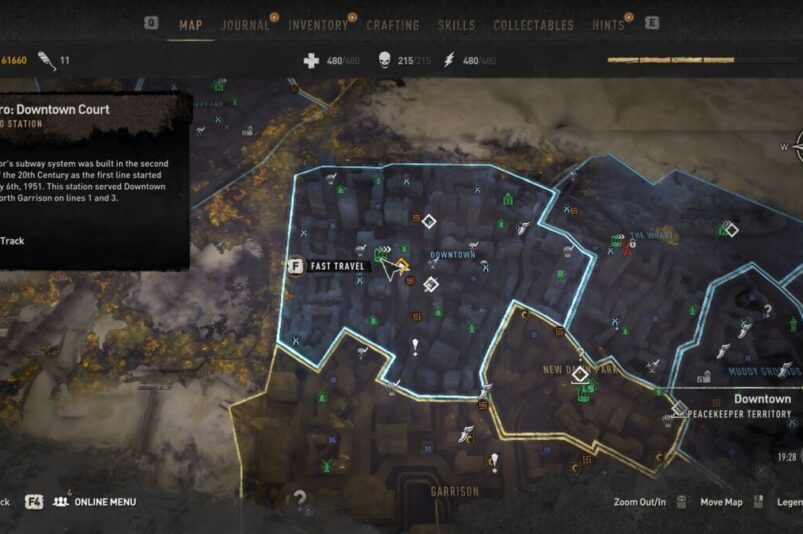 Fast Travel trophy Dying Light 2
