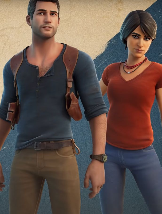 Uncharted no Fortnite: filme ganhará skins e itens temáticos