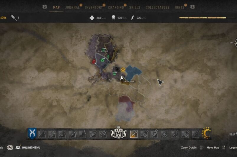 Map Dying Light 2