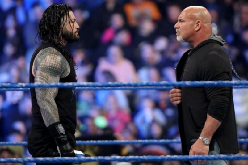 Goldberg vs Roman Reigns