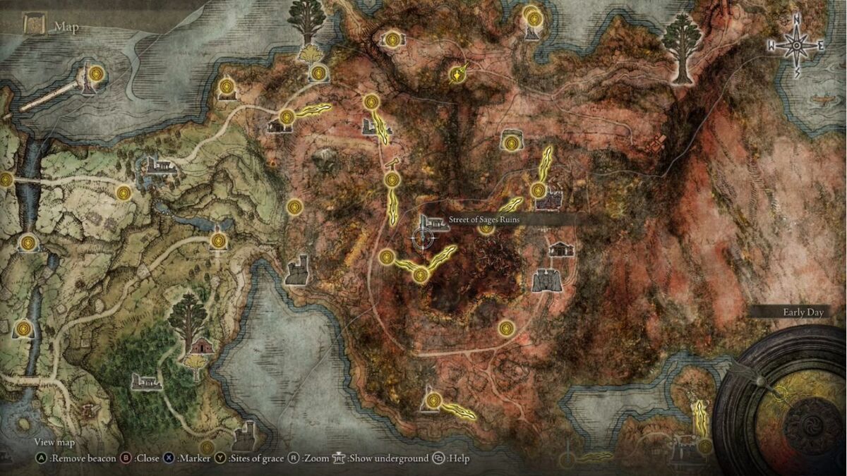 Street of Sages ruins