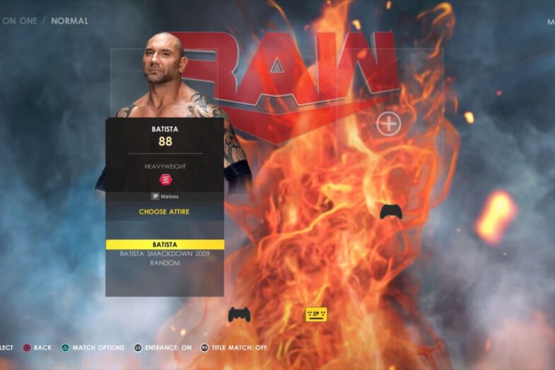 WWE 2K22 Batista