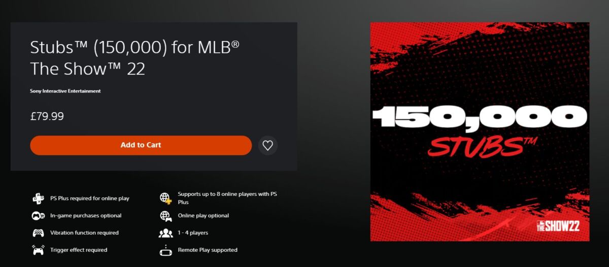 MLB The Show MTX