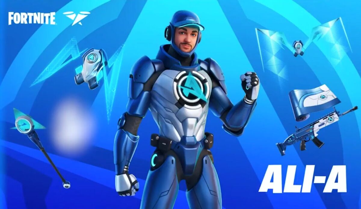 Fortnite Ali-A SKin