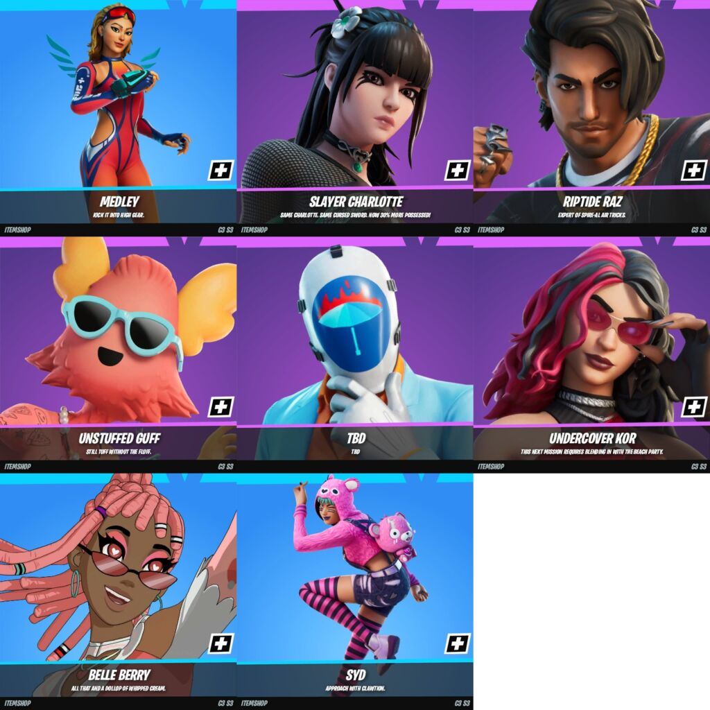 Fortnite Summer 2022 Skins