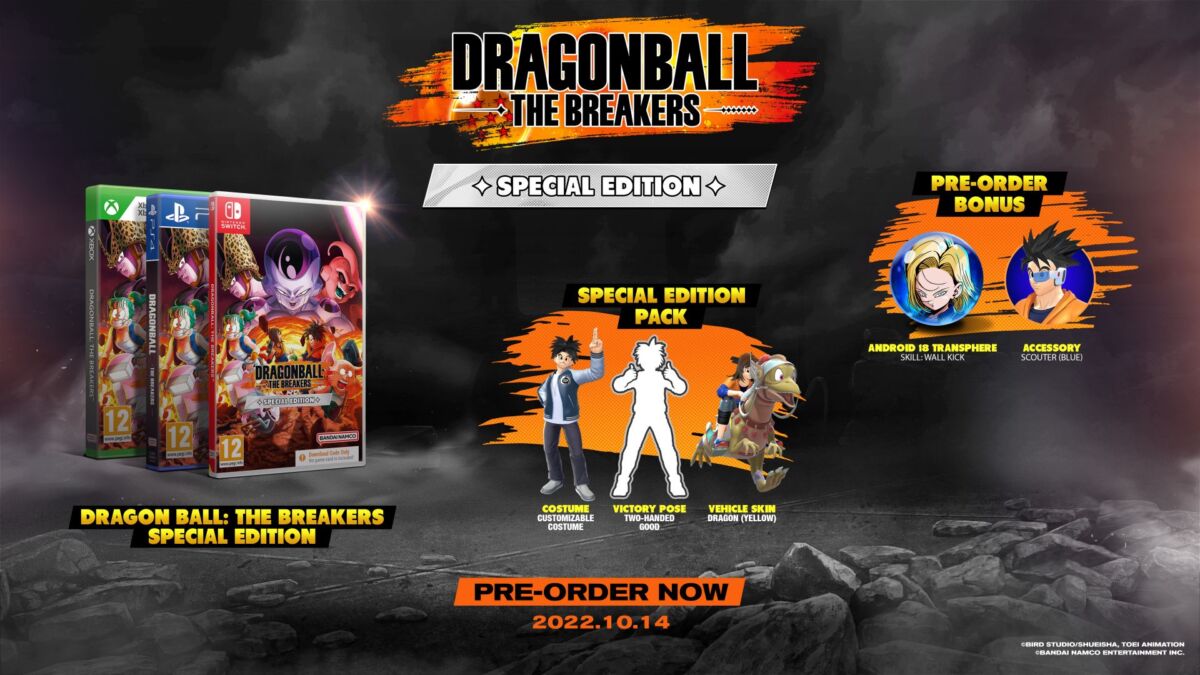 Dragon Ball The Breakers All Editions, Prices & PreOrder Bonuses