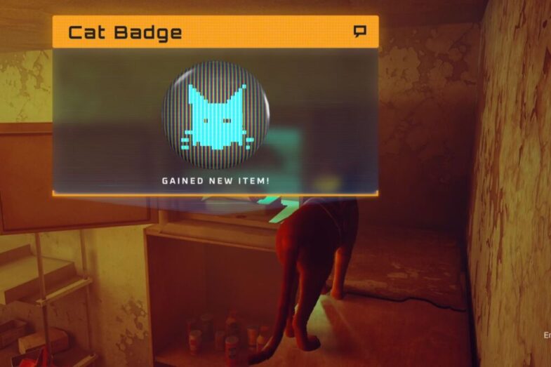 Cat badge